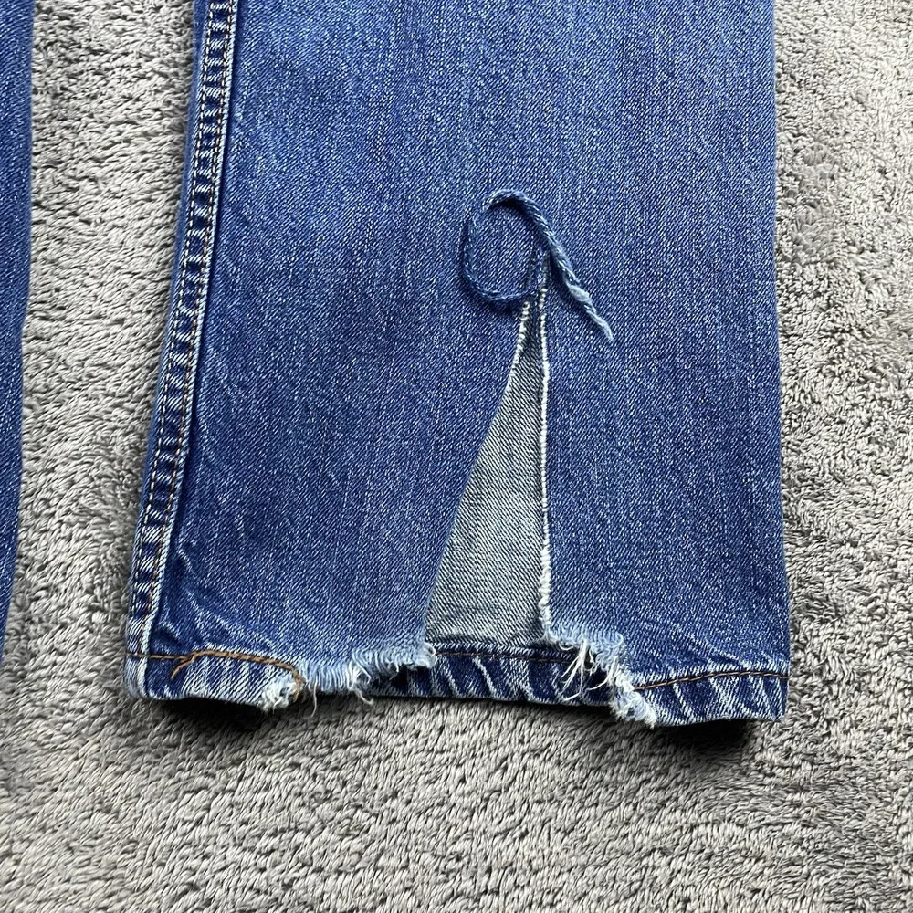 Levis 521 Slim Taper Jeans Mens 38x32 Blue Medium Wash 100% Cotton‎ Mid Rise